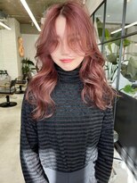 アンドスタイル(&style)&nbsp;【大名店　江藤】コーラルピンク　ケアブリーチ