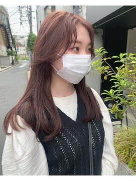 ヘアサロン ガリカ 表参道(hair salon Gallica) 大人かわいいラベンダーココアブリーチなしダブルカラー