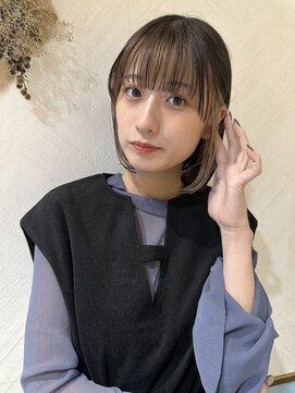 ロンド ストラーダ 心斎橋(Lond strada) シルキーベージュ×グレージュカラー【髪質改善/縮毛矯正】