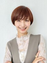 大人丸みショート/30代/40代/50代/前髪ありショート