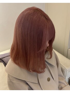 ベレーザ 渋谷(BELEZA) 5576ベビーピンク艶髪ハイトーンカラーオンブレホワイトピンク