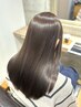 【福田指名限定】髪質改善トリートメントカラー＋似合わせカット ¥18800