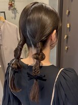 ブルーメ(Blume...) タイトツイン♪/パーティーヘアセット