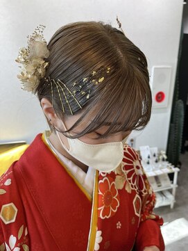 シャルムバイケンジ(Charm.by KENJE) ショートアレンジ/成人式ヘア/ヘアアレンジ/銀座/有楽町