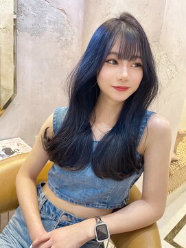 ロンドローズ 名古屋(Lond damaskRose) ブリーチ 学割 オリーブベージュ レイヤーカット リタッチ210