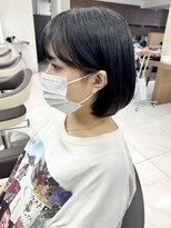 アッシュ 下北沢店(Ash)&nbsp;黒髪パツっとまとまるボブ