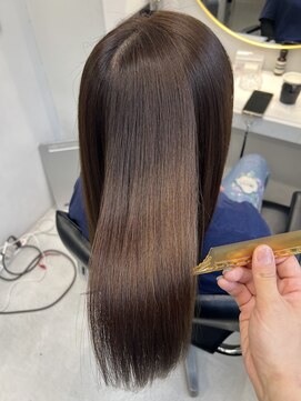 トランス(TRUNS) ケアカラー+髪質改善ULTOWAトリートメント