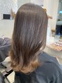 グラム 宜野湾店(gram)&nbsp;ミディアムスタイルでカラーはベージュ系柔らかい印象です♪