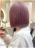 切りっぱなしボブタッセルボブ長めボブ顔まわりレイヤーボブ30代