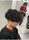波巻きパーマ/シャドウパーマ