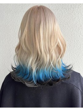 ロージアバイアルティナ(ROSIER by artina) エンドカラー_エンドカラーブルー_ブルーカラー