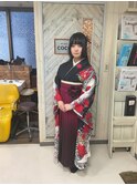 袴着付けとヘアーセット