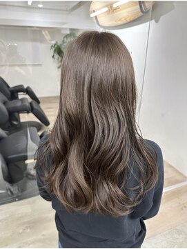 ヘアサロン エフ 渋谷(F) #透明感カラー#オリーブベージュ#艶カラー