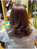 30代40代50代コテ巻きワンカールで仕上げる大人レイヤー髪質改善