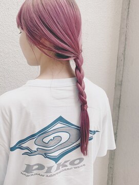 ノーカ 代官山(nohka) ロング　ピンクヘア