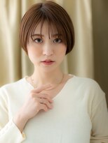 カバーヘア 上尾西口店(COVER HAIR)&nbsp;シースルーバング似合わせカット小顔丸みショートY上尾30代40代