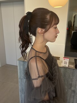 ローレンアオ(LOREN AO) 【LOREN AO】ポニーテール/ヘアアレンジ/ヘアセット