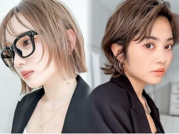 ロンドフルール 大宮東口(Lond fleur)の写真/[カラー+スチームハホニコTr￥6500]ケアカラーで色持ち◎ブリーチをしなくても透明感の高い色味に【大宮】