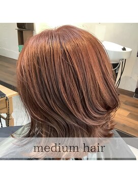 チャンドット(chan.) ≪お客様スタイル≫ うるツヤグレイピンクブラウン