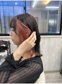 イヤリングカラー　ピンク