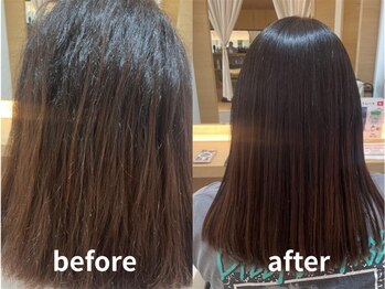 レイ みらい平店(Ray)の写真/【CLALA髪質改善】こだわりの商材×圧倒的な技術力で貴方にベストな髪質改善を♪クセやうねりも根元解決◎