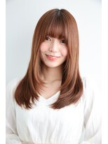 ニューヨークニューヨーク 伏見桃山店(NYNY) 大人上品ミディアムレイヤー/ナチュラルブラウン