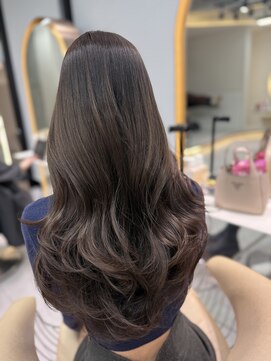 ロンドメリア 天神大名店(Lond Melia) イメチェンヘアスタイル小顔に見せるヘアココアベージュ