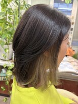 ヘアーアンドメイク フラット ヒルズ(Hair&Make FLAT HILLS)&nbsp;ミディインナーカラー