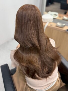 ペレ 原宿(PELE) ダブルカラー/ケアブリーチ/羽エクステ/原宿