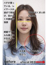 サンク(thank)&nbsp;桜色ベージュ×丸みボブで面長ベース顔解消、華やかさUP