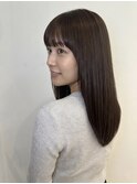 ダークアッシュ/レイヤーカット//20代/30代/40代/50代/韓国巻き