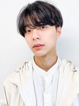 ムード マグ レーベル 南松本(MOOD Mag Label) 定番◎ルーズパーマ×刈り上げない無造作マッシュ