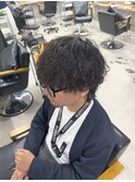 マッシュ×ツイストスパイラルパーマ