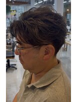 グランデュールオム 東静岡池田店(GRANDEUR HOMME) フェザーパーマ風毛流れショート/フェザーショート東静岡清水