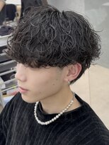 メンズサロン ノード 栄(men’s salon NODE)&nbsp;波巻きスパイラルパーマツイストスパイラルパーマウルフ名古屋栄