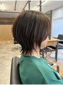 ショートウルフ×30代40代大人可愛い小顔ヘア