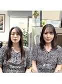 ミディアムレイヤーストカール