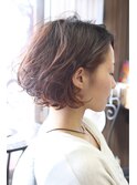 サイドボブ★立体ランダムカール