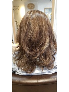 ヘアステージ ラプリュム(HAIR STAGE Ra Plume) 「Ra plume」サンベージュハイライト