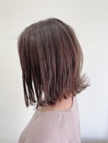 ラポール 柏店(RAPPOR)&nbsp;アッシュブラック×切りっぱなしボブ/束感ボブ/フレンチガーリー