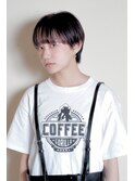 ふわふわショート×冬カラー×ミルクティアッシュ×前髪パッツン