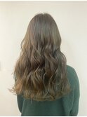 《TOPHAIR 玉島店/ ぱん》カーキブラウン×ロング
