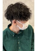 ラフ波巻きスパイラル艶々マッシュ