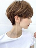【渡辺】ショートグラデーションカラーペールベージュ