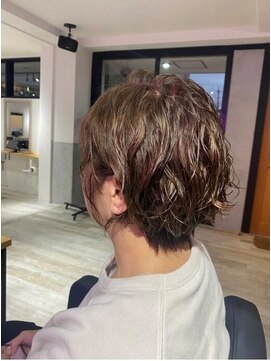 ラッキーヘア 加古川(Lucky Hair) ショート×パーマスタイル【芝崎】