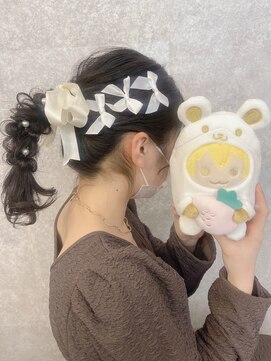 ラビス(Lovis) ミディアム/暗めカラー/デザインカラー/フェイスフレーミング