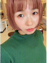 モードケイズエクラ(MODE K's Eclat)&nbsp;ピンクなボブスタイル