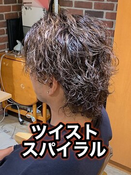 リスタバイネオリーブ 浅草(Re:sta by neolive) ソフトツイスパツイストスパイラル縦落ちツイスパメンズパーマ