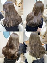 【ベージュカラー】L'eaのベージュ系カラーに対するこだわり［韓国/ダブルカラー/髪質改善/表参道/外苑前］