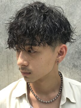 フィフス 栄(fifth) ツイストスパイラルパーマメンズマッシュ波巻きスパイラルパーマ